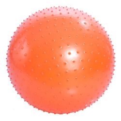 М-175 Мяч для занятий лечебной физкультурой (массажный, с насосом, 75см., оранжевый)