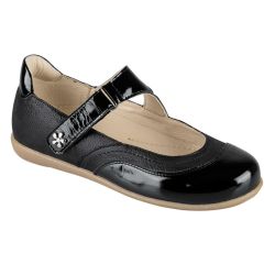 TW-227 (цв.7-черный кристалл, 28) Туфли ортопедические малосложные