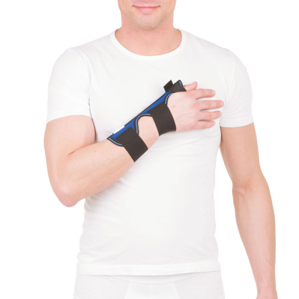 Бандаж на лучезапястный сустав с фиксацией первого пальца Т.36.12 (Т-8312) Trives Бандаж на лучезапястный сустав с фиксацией первого пальца Т.36.12 (Т-8312) Trives