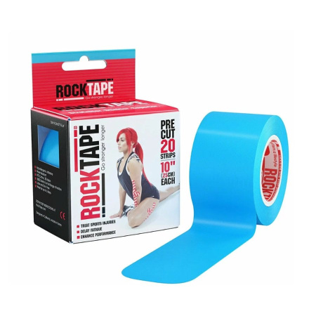 Кинезиотейп Rocktape Classis, 5смх5м, голубой  