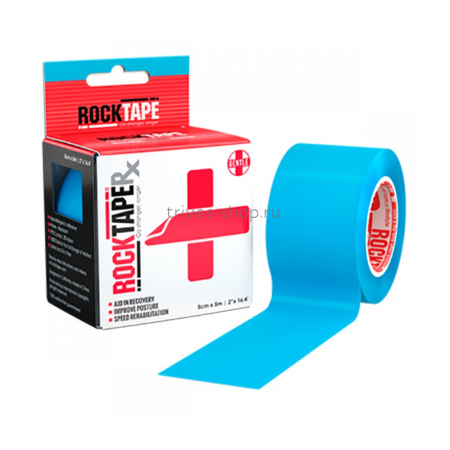 Кинезиотейп  RocktapeRX  5смх5м, голубой  