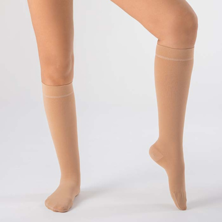 Гольфы компрессионные с закрытым носком, класс компрессии 1, цвет бежевый ТК.911 Evolution ТК.911.11  Evolution
